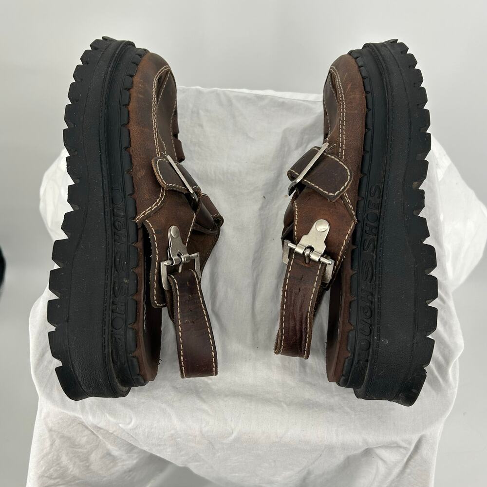 VTG 90s y2k Women's Skechers Buckle Chunky Platform Jammers Fisherman Sandals 9M - Picture 7 of 10